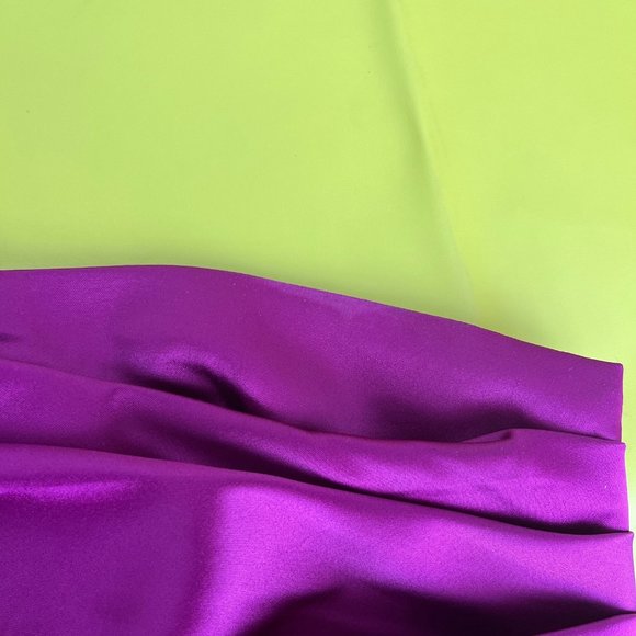 Express Colorblock Ruched Bodycon One Shoulder Mini Dress, Pink and Blue, Size S - Picture 12 of 13